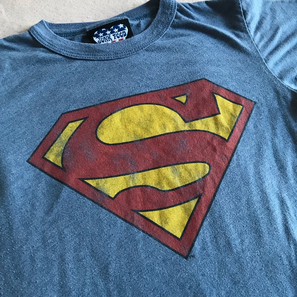 Faded Superman Tee - Ladies’ Medium